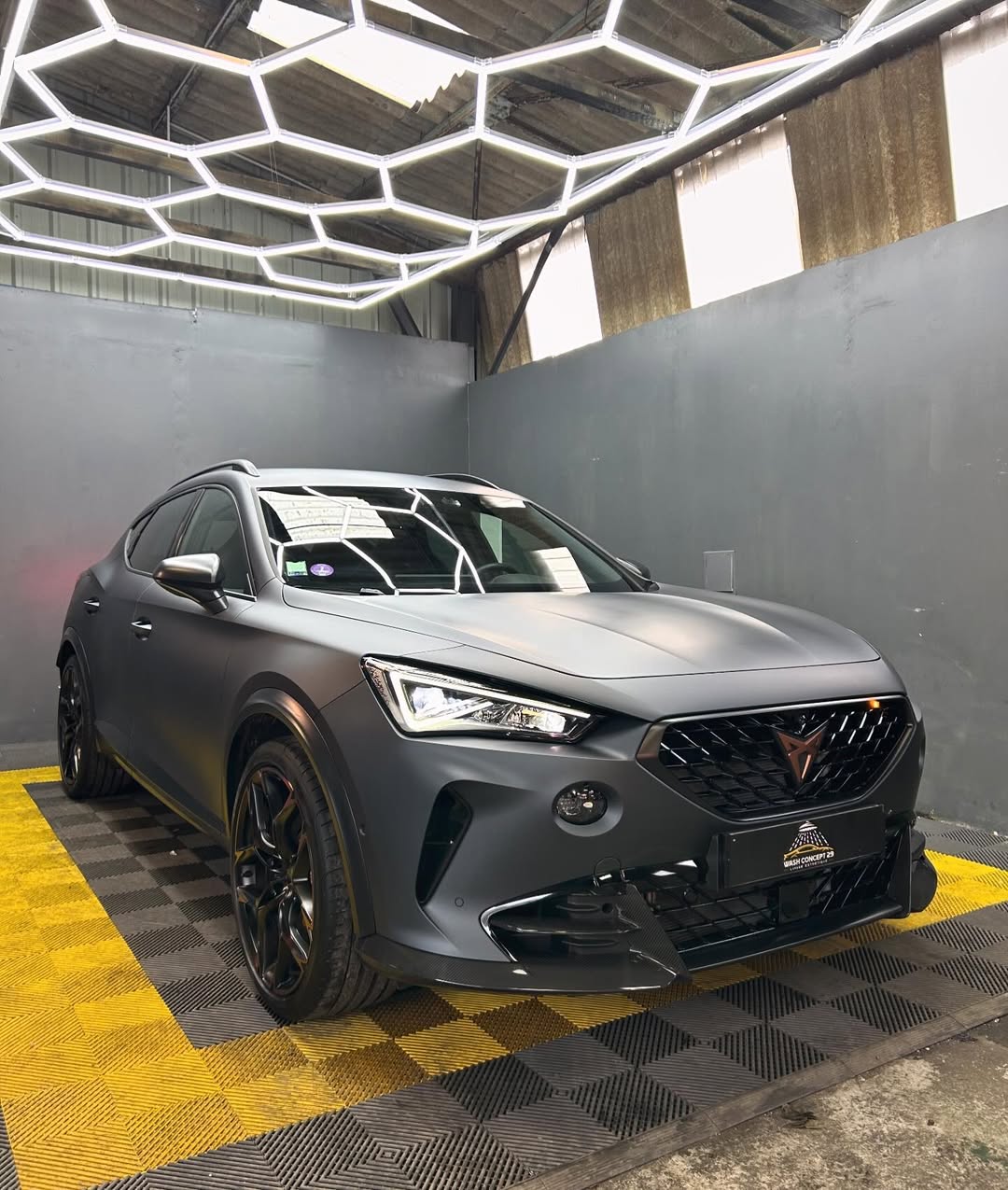 Cupra Formentor nettoyée – Atelier de Kerga